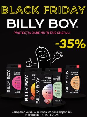 Black Friday cu reducere 35% la Billy Boy