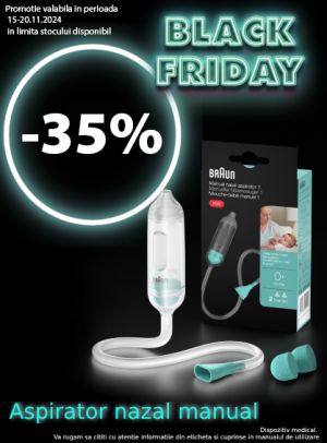 Black Friday cu reducere 35% la Braun