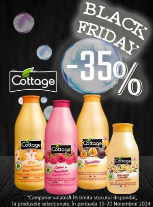 Black Friday cu reducere 35% la Cottage