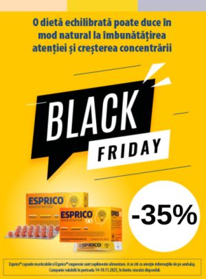 Black Friday cu reducere 35% la Esprico