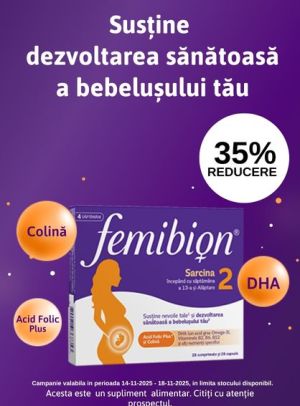 Black Friday cu reducere 35% la Femibion 2