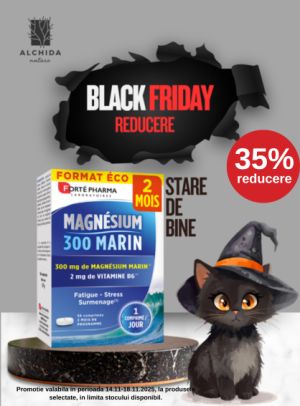 Black Friday cu reducere 35% la Forte Pharma Magnesium Marin