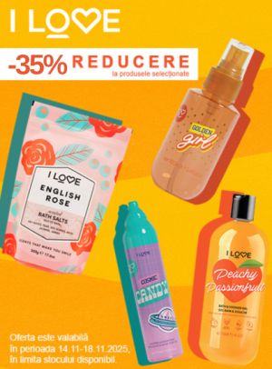 Black Friday cu reducere 35% la I Love