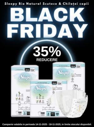 Black Friday cu reducere 35% la Sleepy