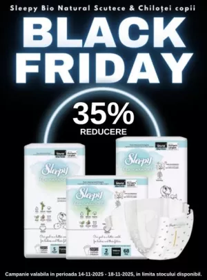 Black Friday cu reducere 35% la Sleepy