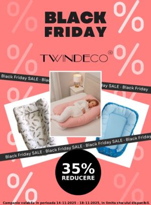 Black Friday cu reducere 35% la Twindeco