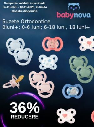 Black Friday cu reducere 36% la Baby Nova