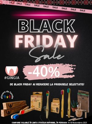 Black Friday cu reducere 40% Gingia