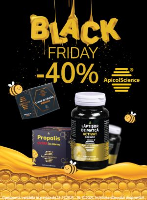 Black Friday cu reducere 40% la ApicolScience