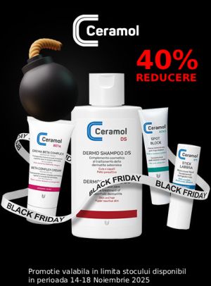 Black Friday cu reducere 40% la Ceramol