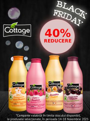 Black Friday cu reducere 40% la Cottage