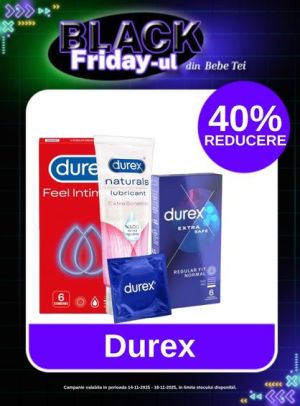 Black Friday cu reducere 40% la Durex