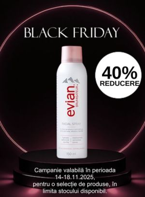 Black Friday cu reducere 40% la Evian
