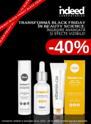 Black Friday cu reducere 40% la Indeed Labs