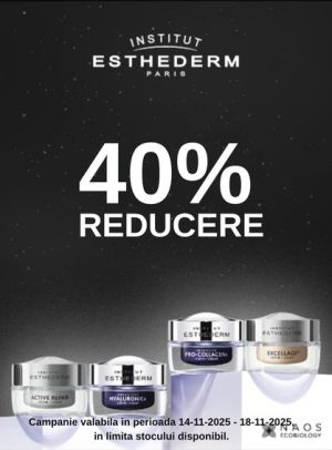 Black Friday cu reducere 40% la Institut Esthederm