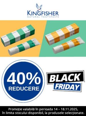 Black Friday cu reducere 40% la Kingfisher