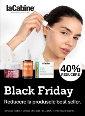 Black Friday cu reducere 40% la La Cabine
