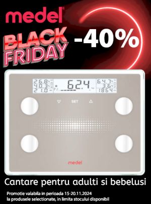 Black Friday cu reducere 40% la Medel