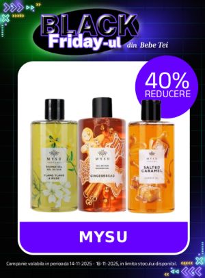 Black Friday cu reducere 40% la Mysu