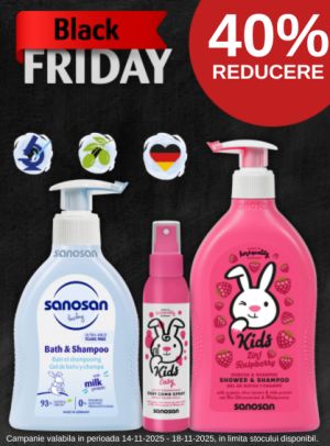 Black Friday cu reducere 40% la Sanosan