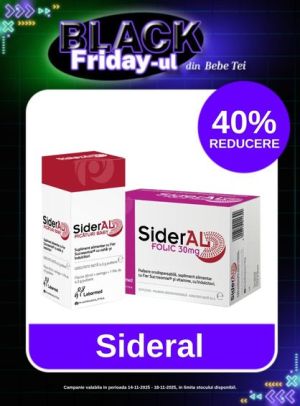 Black Friday cu reducere 40% la Sideral
