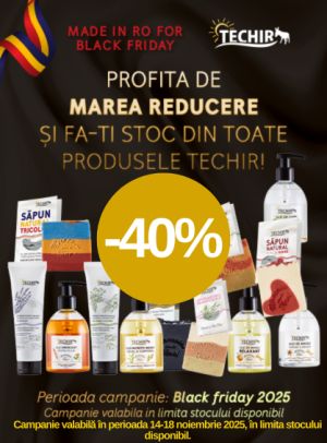 Black Friday cu reducere 40% la Techir