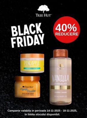 Black Friday cu reducere 40% la Tree Hut