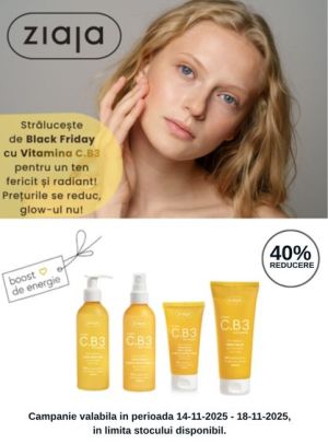 Black Friday cu reducere 40% la Ziaja