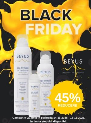 Black Friday cu reducere 45% la Beyus