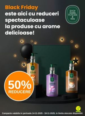 Black Friday cu reducere 50% la Eyup