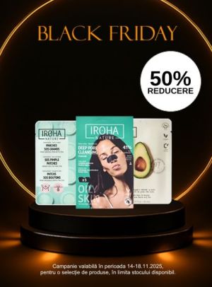 Black Friday cu reducere 50% la Iroha