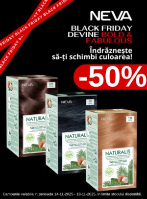 Black Friday cu reducere 50% la  Neva