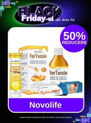 Black Friday cu reducere 50% la Novolife