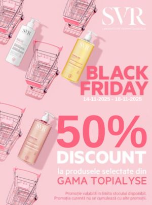 Black Friday cu reducere 50% la SVR - Topialyse
