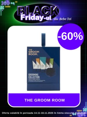 Black Friday cu reducere 60% la The Groom Room