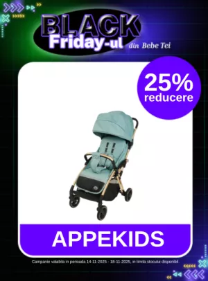 Black Friday cu reducere de 25% la Appekids