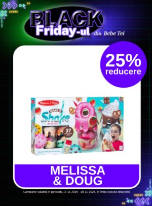 Black Friday cu reducere de 25% la Melissa & Doug