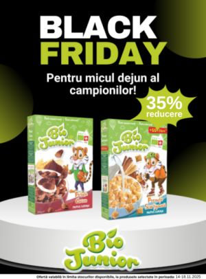 Black Friday cu reducere de 35% la Bio Junior