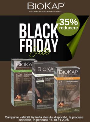 Black Friday cu reducere de 35% la Biokap Nutricolor
