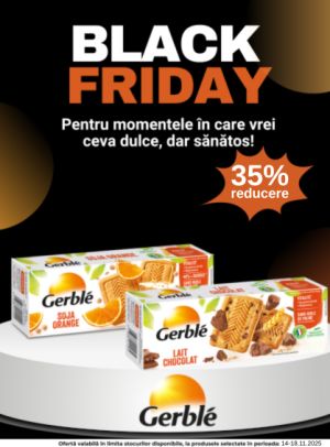 Black Friday cu reducere de 35% la Gerble