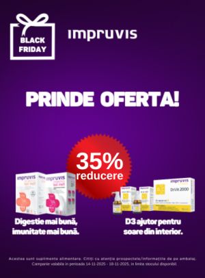 Black Friday cu reducere de 35% la Impruvis