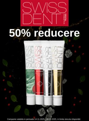 Black Friday cu reducere de 50% la Swissdent