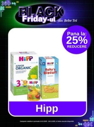 Black Friday cu reducere de pana la 25% la Hipp