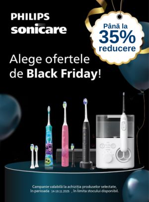 Black Friday cu reducere de pana la 35% la Philips Sonicare