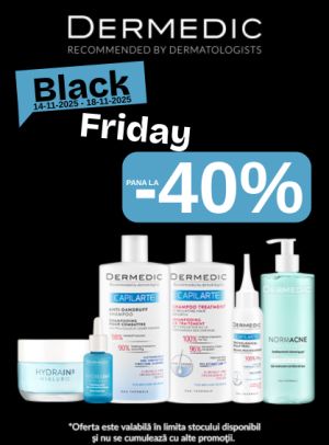 Black Friday cu reducere de pana la 40% la Dermedic