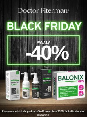 Black Friday cu reducere de pana la 40% la Fiterman