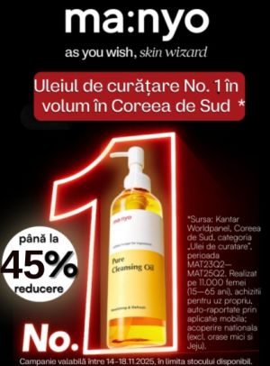 Black Friday cu reducere de pana la 45% la Manyo