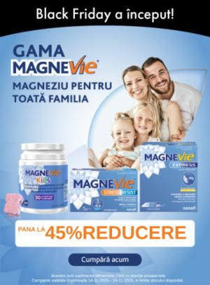 Black Friday cu reducere de pana la 45% la Sanofi - MagneVie