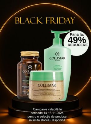 Black Friday cu reducere de pana la 49% la Collistar
