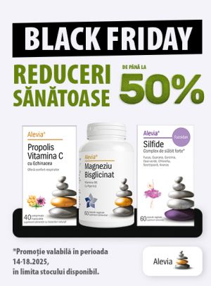Black Friday cu reducere de pana la 50% la Alevia